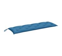 vidaXL Cojín para Banco de jardín Tela Azul Melange 150x50x7 cm, cojín, cojín de Banco, cojín de Asiento, cojín de Exterior, cojín de Banco