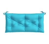 vidaXL Cojín para Banco de jardín Tela Turquesa 110x50x7 cm