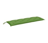 vidaXL Cojín para Banco de jardín Tela Verde Melange 150x50x7 cm, cojín, cojín de Banco, cojín de Asiento, cojín de Exterior, cojín de Banco
