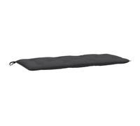 vidaXL Cojín para Banco jardín Tela Gris Antracita Melange 120x50x7 cm, cojín, cojín de Banco, cojín de Asiento, cojín de Exterior, cojín de Banco