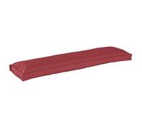 vidaXL Cojín para Palets de para Banco Color Borgoña 150x40x8 cm Tela Oxford
