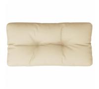 vidaXL Cojín para palets de Tela Beige 70x40x12 cm