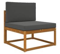 vidaXL Cojín para sofá de Exterior 2 pcs Antracita Poliéster, Cojín Moderno de Espuma para Exteriores, Resistente a la decoloración, para un Asiento cómodo y Decorativo