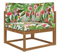 vidaXL Cojín para sofá de Exterior 3 pcs de Colores Poliéster, Cojín Moderno de Espuma para Exteriores, Resistente a la decoloración, para un Asiento cómodo y Decorativo