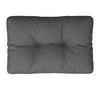 vidaXL Cojín para sofá de palets de Tela gria Antracita 60x40x12 cm