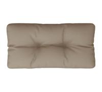 vidaXL Cojín para sofá de palets de Tela Gris taupé 80x40x12 cm