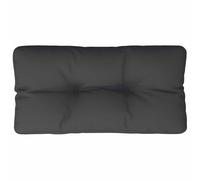 vidaXL Cojín para sofá de palets de Tela Negro 80x40x12 cm
