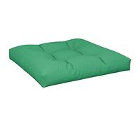 vidaXL Cojín para sofá de palets de Tela Verde 80x80x12 cm