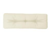 vidaXL Cojín para sofá de palets Tela Crema 120x40x12 cm