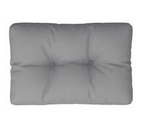 vidaXL Cojín para sofá de palets Tela Gris 50x40x12 cm
