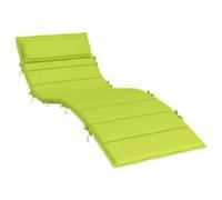 vidaXL Cojín para Tumbona de Sol Verde 178 x 60 x 4 cm Tela Oxford,