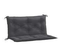 vidaXL Cojines Banco jardín 2 uds Tela Antracita Melange 100x50x7 cm, cojín, cojín de Banco, cojín de Asiento, cojín de Exterior, cojín de Banco