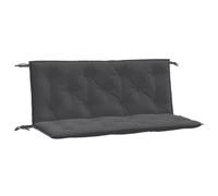 vidaXL Cojines Banco jardín 2 uds Tela Antracita Melange 120x50x7 cm, cojín, cojín de Banco, cojín de Asiento, cojín de Exterior, cojín de Banco
