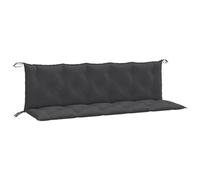 vidaXL Cojines Banco jardín 2 uds Tela Antracita Melange 180x50x7 cm, cojín, cojín de Banco, cojín de Asiento, cojín de Exterior, cojín de Banco