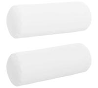 vidaXL Cojines Bolster 2 pcs Ø 25 x 70 cm Tela