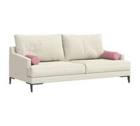 vidaXL Cojines Bolster 2 pcs Rosa Ø 15 x 40 cm Tela de Pana, Sofá, Almohadas cilíndricas, Fundas Removibles, Textiles para el hogar, Cojines acogedores, decoración Elegante