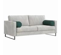 vidaXL Cojines Bolster 2 pcs Verde Oscuro Ø 25 x 70 cm Tela de Pana, Decoración de Sala, Almohadas cilíndricas, Cojines cómodos, Fundas Removibles, Textiles para un hogar Elegante