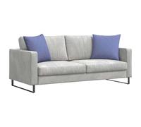 vidaXL Cojines de sofá 2 pcs Azul Jeans 50 x 50 cm Tela