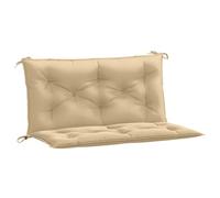 vidaXL Cojines para Banco jardín 2 uds Tela Beige Melange 100x50x7 cm, cojín, cojín de Banco, cojín de Asiento, cojín de Exterior, cojín de Banco