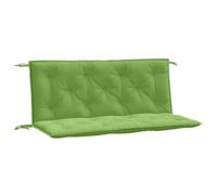 vidaXL Cojines para Banco jardín 2 uds Tela Verde Melange 120x50x7 cm, cojín, cojín de Banco, cojín de Asiento, cojín de Exterior, cojín de Banco