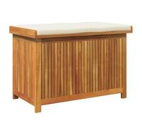 vidaXL Cojines para Exterior 90x50x60,5 cm Madera Maciza Acacia