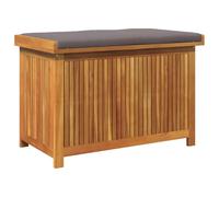 vidaXL Cojines para Exterior 90x50x60,5 cm Madera Maciza Acacia