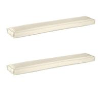 vidaXL Cojines para palets (2 Piezas) en Color Crema. Son cómodos Banco Rectangular de 200 x 40 cm. Úsalos en la Sala de Estar, el Dormitorio o como Asientos en el jardín exterio
