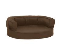 Vidaxl colchón de cama ergonómico marrón para perros