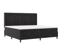 vidaXL Colchón de Cama de Resortes Pocket Negro 100X200 cm Funda Lavable Soporte Medio Duro Ideal para Dormir de Espaldas y Estómago & Espuma Durable y Cómoda con Protector de Cremallera Individual T