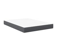 vidaXL Colchón de Cama - Gris Oscuro, Mediano, 140x200x20 cm de Tela