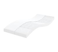 vidaXL Colchón de Espuma de 7 Zonas dureza 20 ILD Blanco 80x210 cm, colchón, colchón refrescante, colchón Blando, colchón de Cama