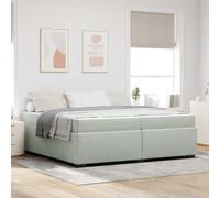 vidaXL Colchón de Espuma Moderno para Cama Completa de, Ideal para Habitaciones de huéspedes, Simple y contemporáneo, con Madera contrachapada y Terciopelo