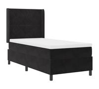 vidaXL Colchón de muelles Individuales con Funda con Cremallera Tamaño Individual 100X200X20 cm Terciopelo Espuma Ideal para sueño Transpirable y máxima Comodidad en Accesorios de Dormitorio Ropa de