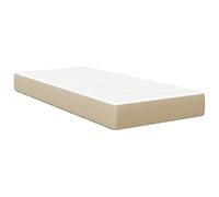 vidaXL Colchón Individual Cómodo de Espuma Gris Verde Claro 90 X 200 cm Tela y Relleno Suave Diseño Moderno para Dormitorio