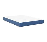 vidaXL Colchón Pocket Azul Medium 160x200x20 cm Tela
