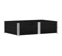 vidaXL Collar de Palet Collarín Arriate Jardinera Caja Jardín Madera Maciza Pino