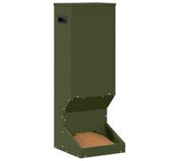 vidaXL Comedero para Ciervos Verde Oliva 28 x 30 x 80 cm, Jardín y terraza, diseño Moderno, Materiales duraderos, Espacios Exteriores Elegantes, armonía con la Naturaleza, Comodidad en Cada Detalle