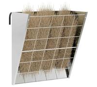 vidaXL Comedero para Heno Colgante Plateado 61 x 33 x 66 cm 5 kg