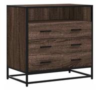 vidaXL Cómoda de Madera contrachapada Roble marrón 70x41x70 cm, cómoda, Armario, Armario de almacenaje, sifonier, Armario archivador