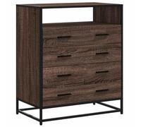 vidaXL Cómoda de madera contrachapada Roble marrón 70 x 41 x 83,5 cm