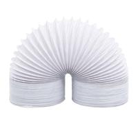 vidaXL Conducto de Escape Manguera Aire Sistemas Ventilación Tubo Inodoros Oficinas Cultivos Hidropónicos Oficinas Talleres Garajes PVC
