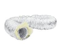 vidaXL Conducto de ventilación aislado aluminio 6 m Ø12,5 cm, tubo de escape flexible, conducto de campana extractora, manguera de escape