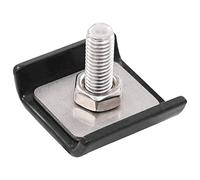 vidaXL Conector de Enrejados 25 Sets Casa Hogar Terraza Patio Bricolaje Ferretería Cercado Cancela Valla Reja Barrera Puerta Compuerta Gris Antracita