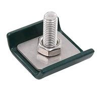 vidaXL Conector de Enrejados 25 Sets Casa Hogar Terraza Patio Bricolaje Ferretería Cercado Cancela Valla Reja Barrera Puerta Pórtico Compuerta Verde