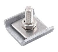 vidaXL Conector de Enrejados 25 Sets Hogar Terraza Patio Bricolaje Ferretería Cercado Cancela Valla Reja Barrera Puerta Pórtico Compuerta Plateado