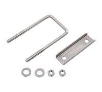 vidaXL Conector en U para Postes de Valla 25 Sets 60x40 mm