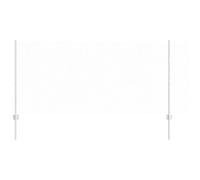 vidaXL Conjunto de cerca hexagonal para el jardín de acero galvanizado | Valla metálica fuerte y resistente a los rayos UV que incluye 2 paneles y 5 postes. Ideal para hacer una barrera en tu propie