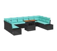 vidaXL Conjunto de Comedor de Jardín 11 uds. 10-Número de plazas