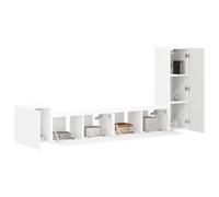 vidaXL Conjunto de Mueble de TV 3 pcs Madera de ingeniería, Sala de Estar, Mueble Moderno Rectangular para TV, Almacenamiento eficiente, Estantes funcionales en la Pared, Consola Modular con Estilo