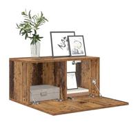 vidaXL Conjunto de Mueble de TV 3 uds. Marrón Madera de ingeniería | Tiene un encanto natural y robusto con un aspecto acogedor y desgastado,